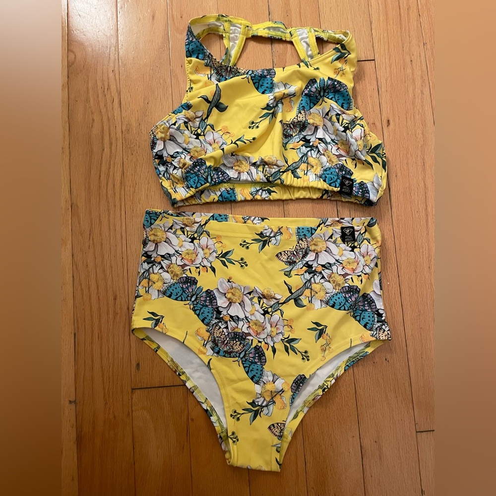 Floral Yellow Bikini Set